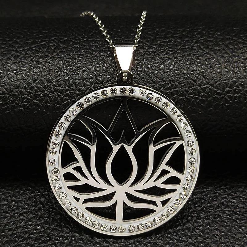 Lotus Flower Meaning Necklace of the Soul - Moonlight of Eternity