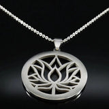 Lotus Necklace jwelry of the Soul - Moonlight of Eternity