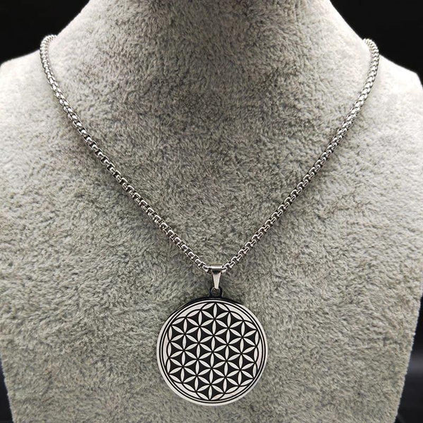 Flower of Life Necklace - Moonlight of Eternity