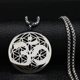 Om  Flower or Life Necklace - Moonlight of Eternity