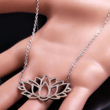 Lotus Necklace Jewlery of Inner Peace - Moonlight of Eternity