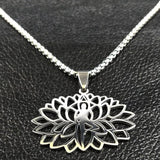 Lotus meaning Necklace of Focus - Moonlight of Eternity