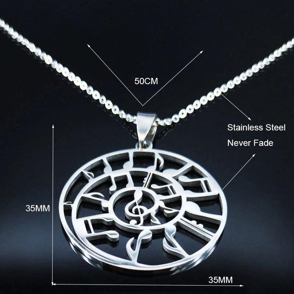 Spiral Meaning Necklace of Music - Moonlight of Eternity