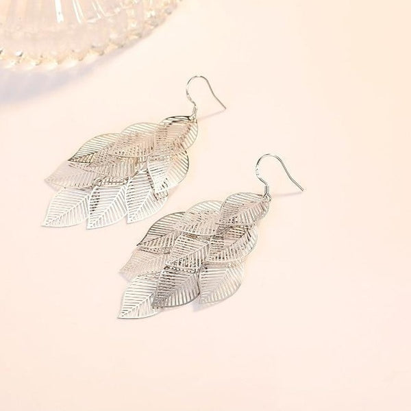 drop leaf earrings