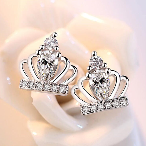crown earrings