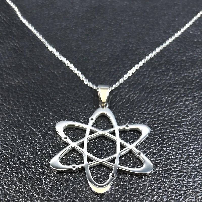 Atom Necklace Sacred Geometry - Moonlight of Eternity