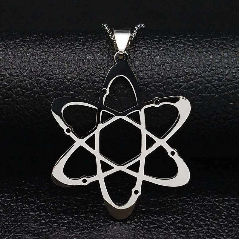 Atom Necklace Sacred Geometry - Moonlight of Eternity