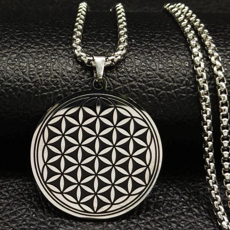 Flower of Life Necklace - Moonlight of Eternity