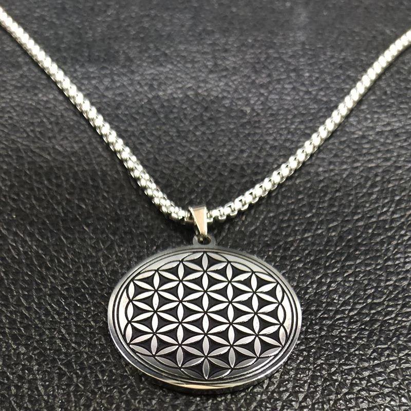 Flower of Life Necklace - Moonlight of Eternity