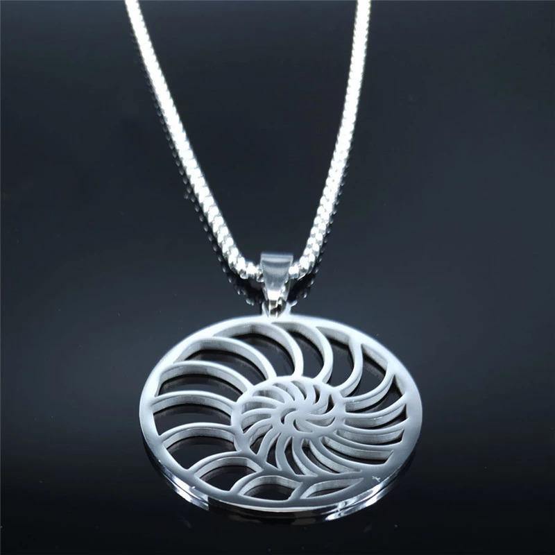 Spiral Jewelry Necklace of Inner Being - Moonlight of Eternity