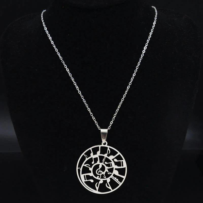 Spiral Necklace of Music - Moonlight of Eternity
