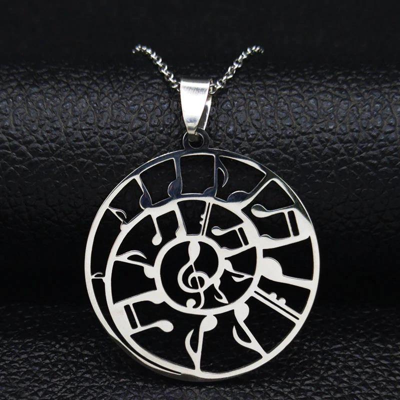 Spiral Necklace of Music - Moonlight of Eternity