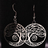 Tree of Life Meaning Earrings of Grounding - Moonlight of Eternity