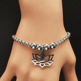 Lotus Bracelet of Inner Peace - Moonlight of Eternity