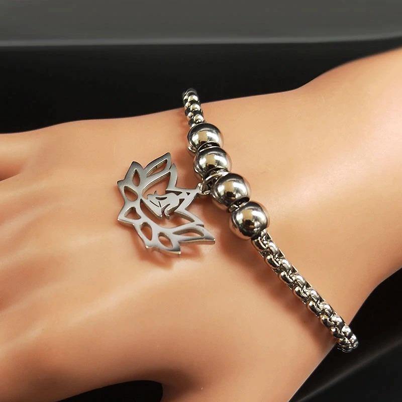 Lotus Bracelet of Inner Peace - Moonlight of Eternity