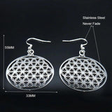 Flower of Life Earrings - Moonlight of Eternity