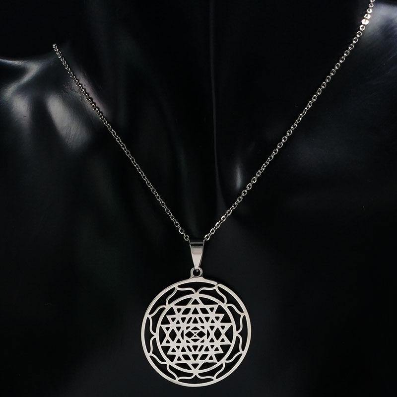 Sri Yantra Necklace - Moonlight of Eternity