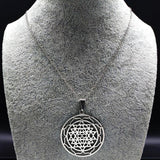 Sri Yantra Necklace - Moonlight of Eternity