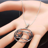 Golden Ratio Fibonacci Necklace of Unity - Moonlight of Eternity