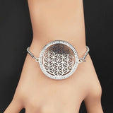 Flower of Life Crystal Bracelet - Moonlight of Eternity