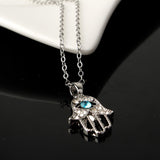 Fine Hamsa Necklace - Moonlight of Eternity