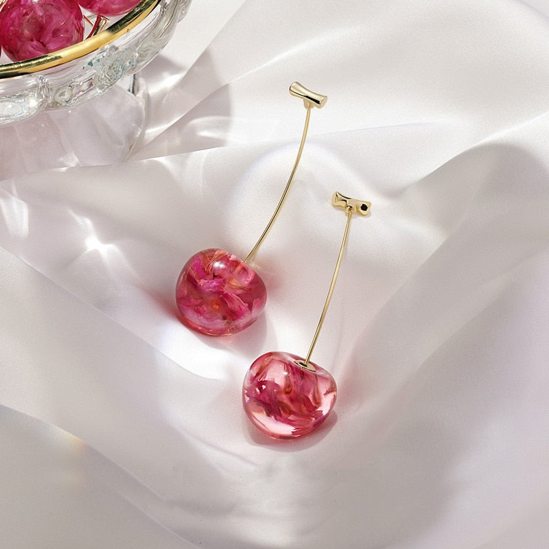 Juicy Cherry Earrings - Moonlight of Eternity