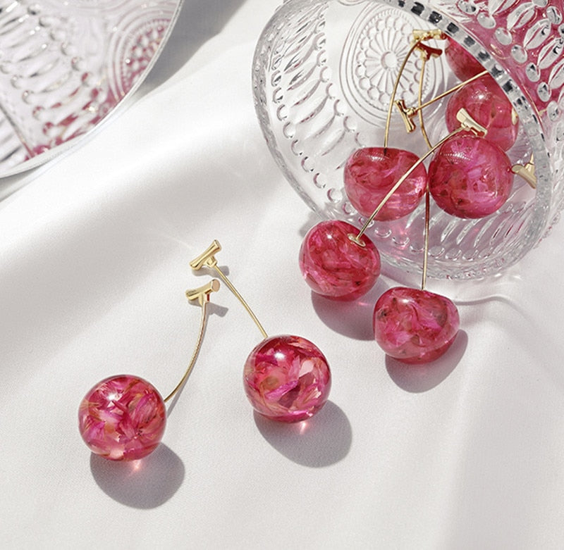 Juicy Cherry Earrings - Moonlight of Eternity