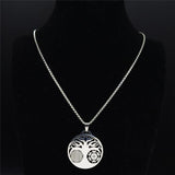 Trinity Tree of Life Necklace- Moonlight of Eternity