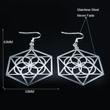 Seed of Life Earrings Hexagram Earrings - Moonlight of Eternity