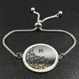 Yin Yang Flower of Life Meaning Bracelet - Moonlight of Eternity