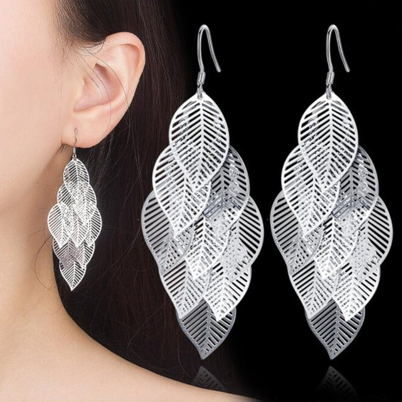 leaf earrings