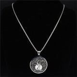 Tree of Life Necklace of Stillness - Moonlight of Eternity