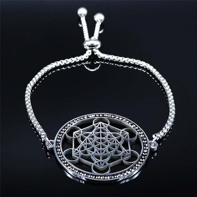 Shop Metatron's Cube Crystal Bracelet - Moonlight of Eternity