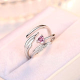 sterling silver heart ring