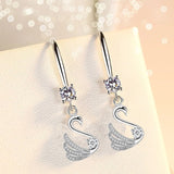 Swan Earrings of Love - Moonlight of Eternity