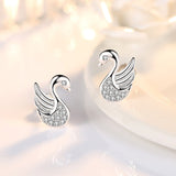 Magic Swan Earrings - Moonlight of Eternity