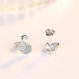 Magic Swan Earrings - Moonlight of Eternity