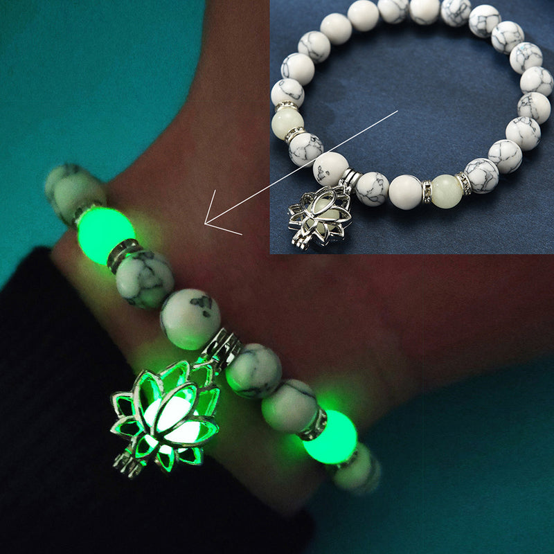 white lotus bracelet