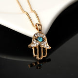 Fine Hamsa Necklace - Moonlight of Eternity