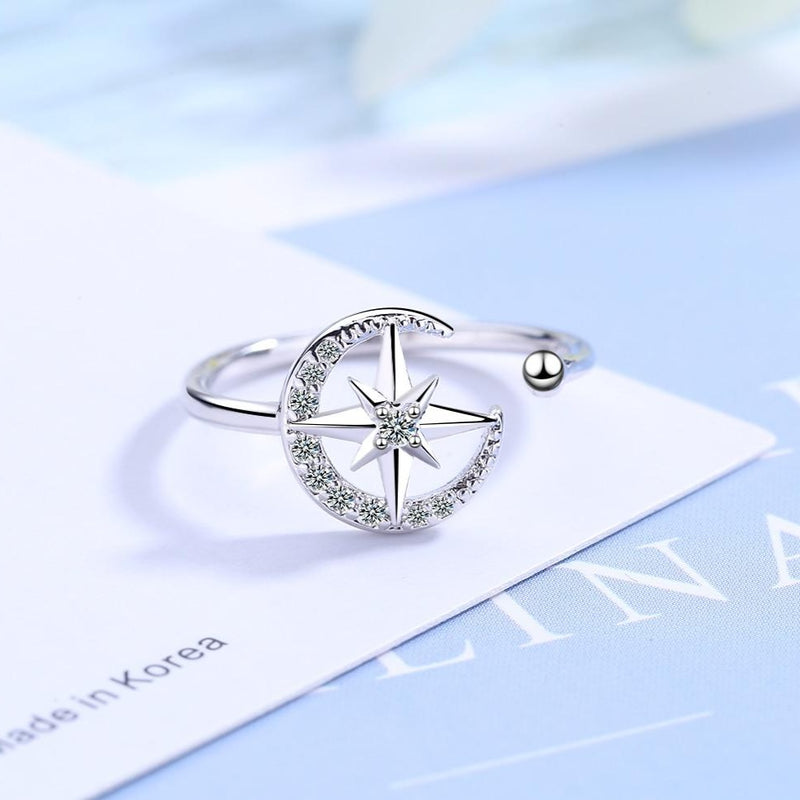 Sterling silver star ring