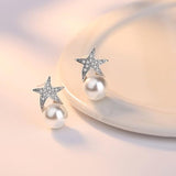 Star Pearl Earrings - Moonlight of Eternity